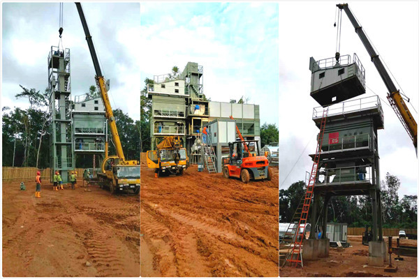 D&G Machinery asphalt mixing plants installation India