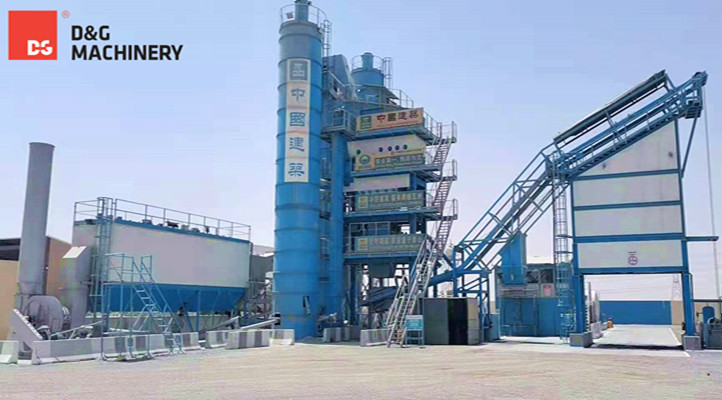 UAE construction D&G Machinery asphalt batch mix plants China supplier