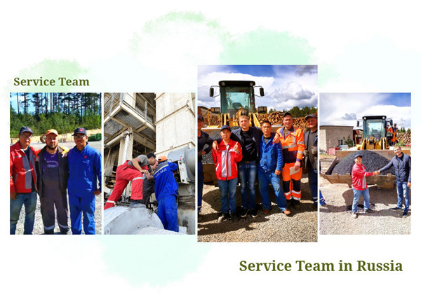 D&G Machinery service team Russia