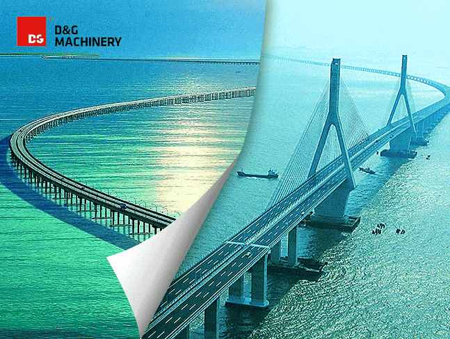 Hangzhou Bay Bridge D&G Machinery projects China