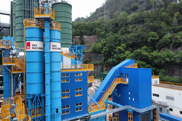 G Machinery monoblock asphalt recycling plant Hong Kong 4