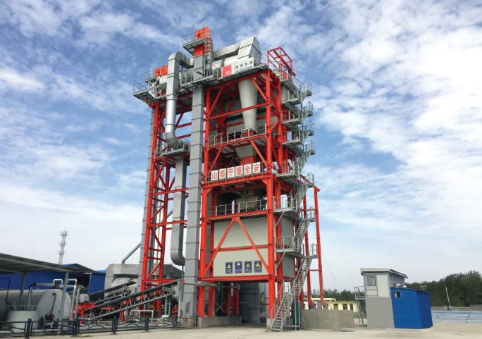 Launched the 1st Monoblock RAP asphalt mixing plant in the world