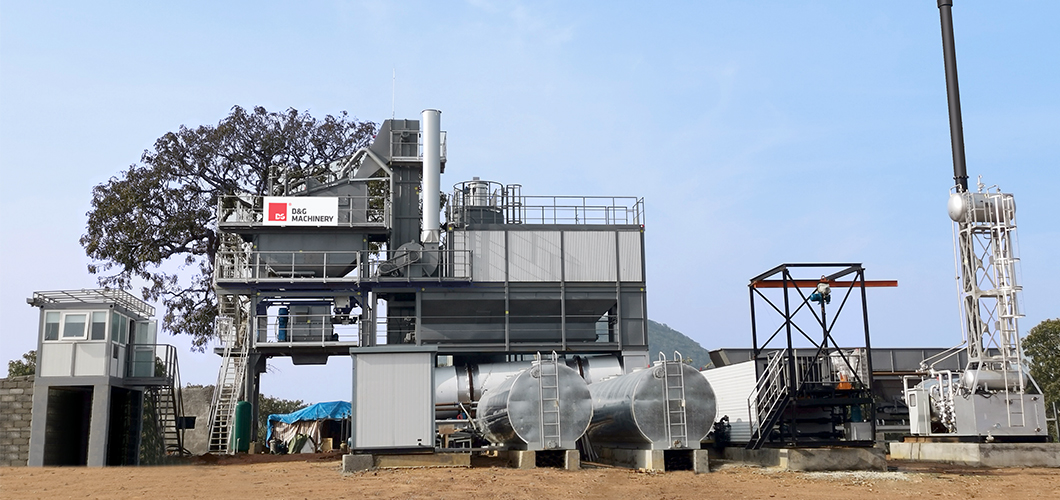 D&G Asphalt Mixing Plant Located in Cameroon, Africa