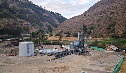 D&G Asphalt Mixing Plant Has Been Put Into Construction in Peru