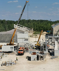 DG Asphalt Plant Erection Completed Within 18 Days