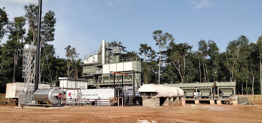 D&G Machinery 160T/H Asphalt Mixing Plant In Liberia