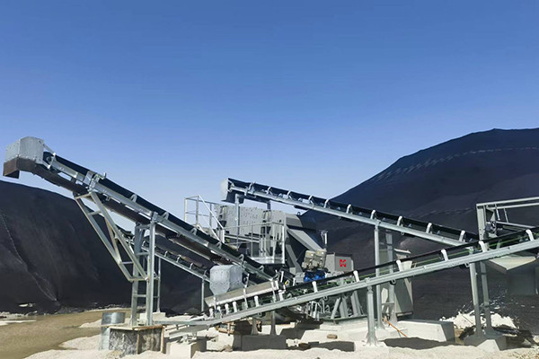 The on-site project production line uses D&G Machinery's RSC100A crusher and screener equipment